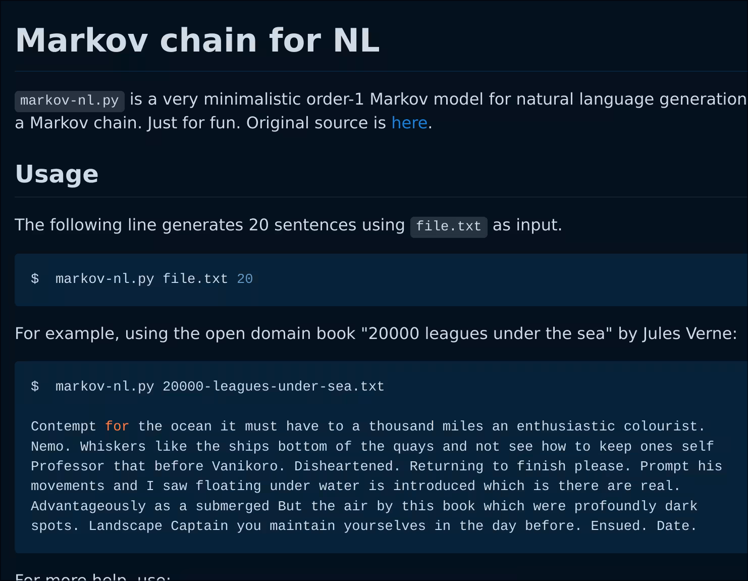 markov-nl